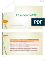 7 Principios HACCP