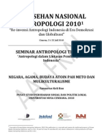 SNA2010_Seminar_YKB_Negara, Agama, Budaya, Atoin Pah Meto Dan Multikulturalisme