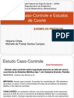 Estudos Caso-Controle e Estudos de Coorte