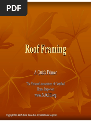 Roof Framing