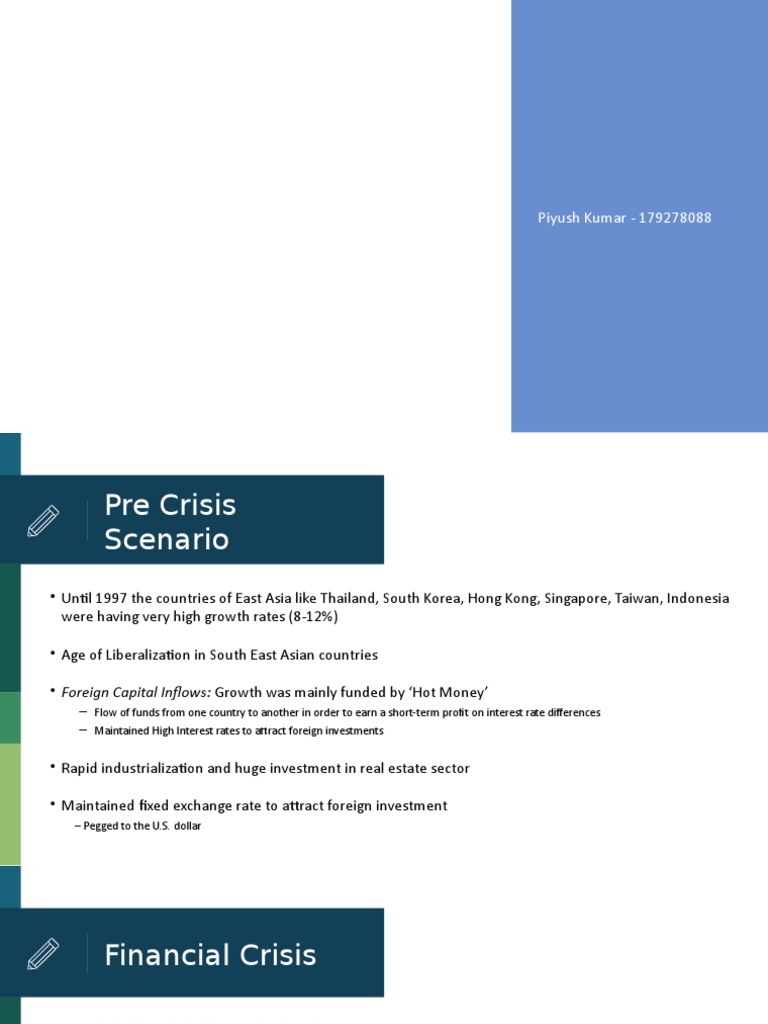 1997 Asian Financial Crisis Overview | PDF | 1997 Asian Financial ...