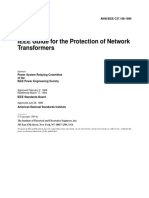 IEEE Guide for the Protection of Network Transformers