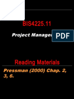 BIS4225.11 - Project Management