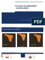 Clasificacion de Rebordes Alveolares