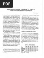 A Dinâmica Da Produção Carbonífera Em Portugal