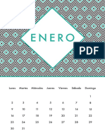 Calendario UNISEX ES