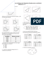 Olimpiadas Matemáticas Internas Primaria Prueba Nivel Superior