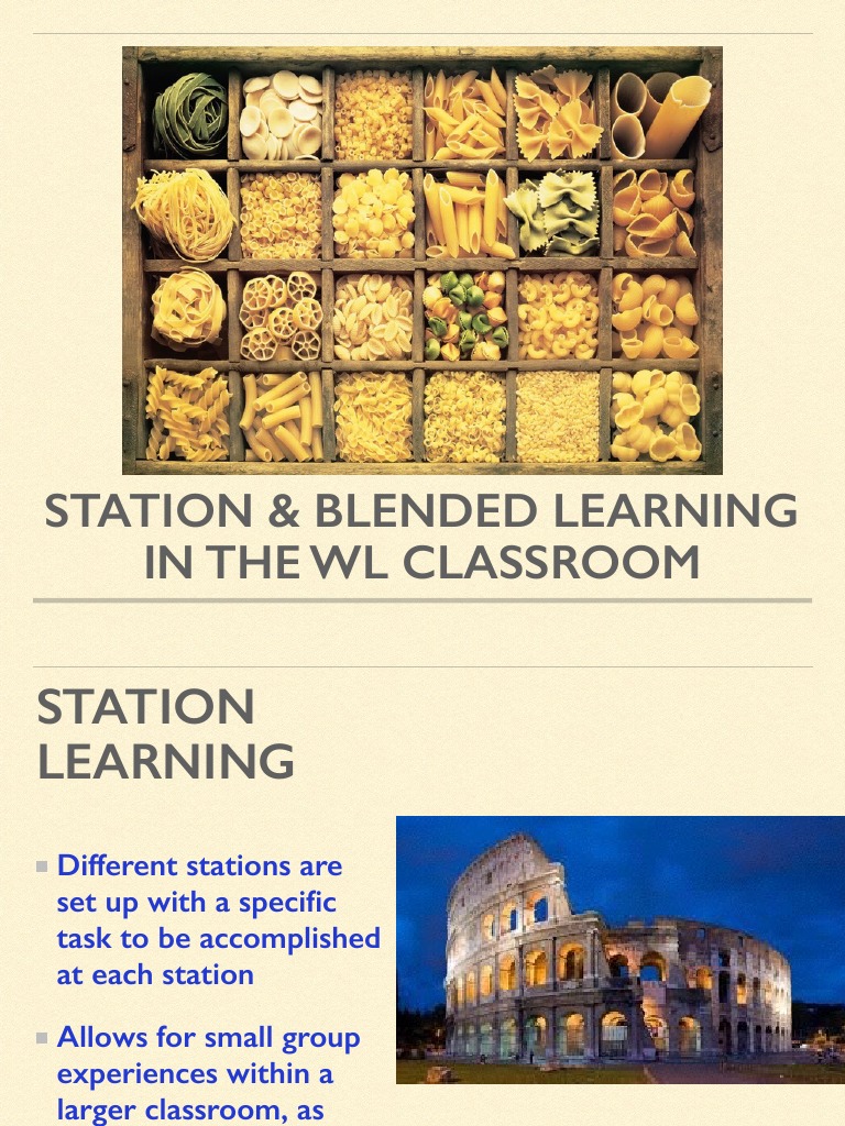 Station Learning in World Languages | PDF | Educational Technology ...