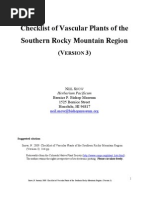 Download Checklist of Vascular Plants of the Southern Rocky Mountain Region by Colorado Native Plant Society SN35453203 doc pdf