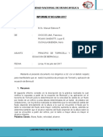 Informe de Mecanica de Fluidos