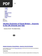 Ukulele Orchestra of Great Britain - Anarchy in The UK (Chords and Tab) PDF