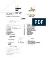 Menu - Cocina Economica Navidad y Año Nuevo