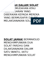 Permainan Solat Jamak Dan Qasar