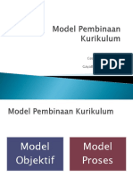Model Pembinaan Kurikulum