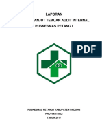 3.1.4.5 Laporan Hasil Temuan Audit Internal