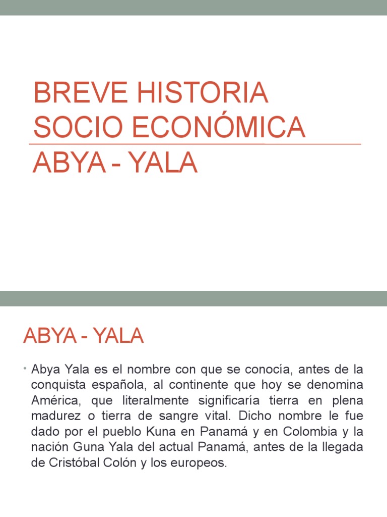 Historia y significado de Abya Yala | PDF | Gente indígena | Américas