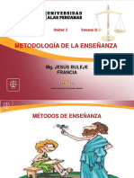 Tema 3 Metodos de Enseñanza - Técnicas y Estrategias de Aprendizaje PDF