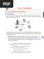 Server Installation