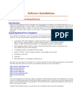 Software Installations: Workstation Operating Systems