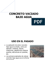 Concreto Vaciado Bajo Agua