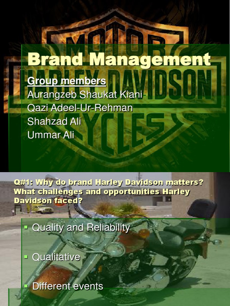 Harley Davidson Case Study PDF