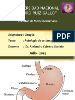 Patología de Estómago y Duodeno - Dr. Cabrera