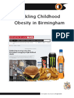 Childhood Obesity Scrutiny Review April 2014