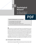 Psychological Research The Whys and Hows of The Scientific Method PDF