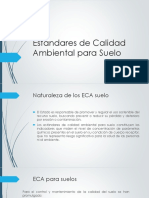 Estándares de Calidad Ambiental para Suelo