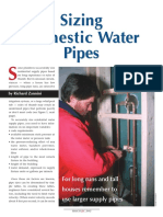 JLC - Sizing Domestic Water Pipes