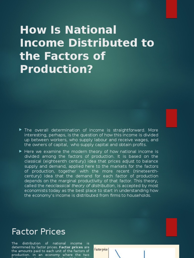 Economics: Income Distribution | PDF | Labour Economics | Profit ...