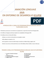 Introducción a programación en Java con Eclipse