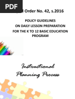 Policy Guideliness DLL Making Deped Order