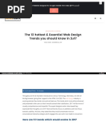 The Hottest Essential Web Design Trends You Should Know in 2017