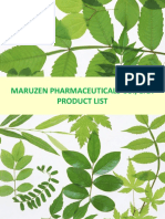 Maruzen Pharmaceuticals Licorice Derivatives & Extracts Product List