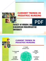 Current Trends Pediatric Nursing