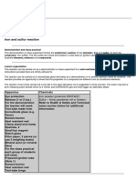Iron and Sulfur Reaction