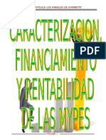 Caracterización, Financiamiento y Rentabilidad de Las Mypesñll