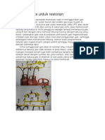 Instalasi Gas Untuk Restoran