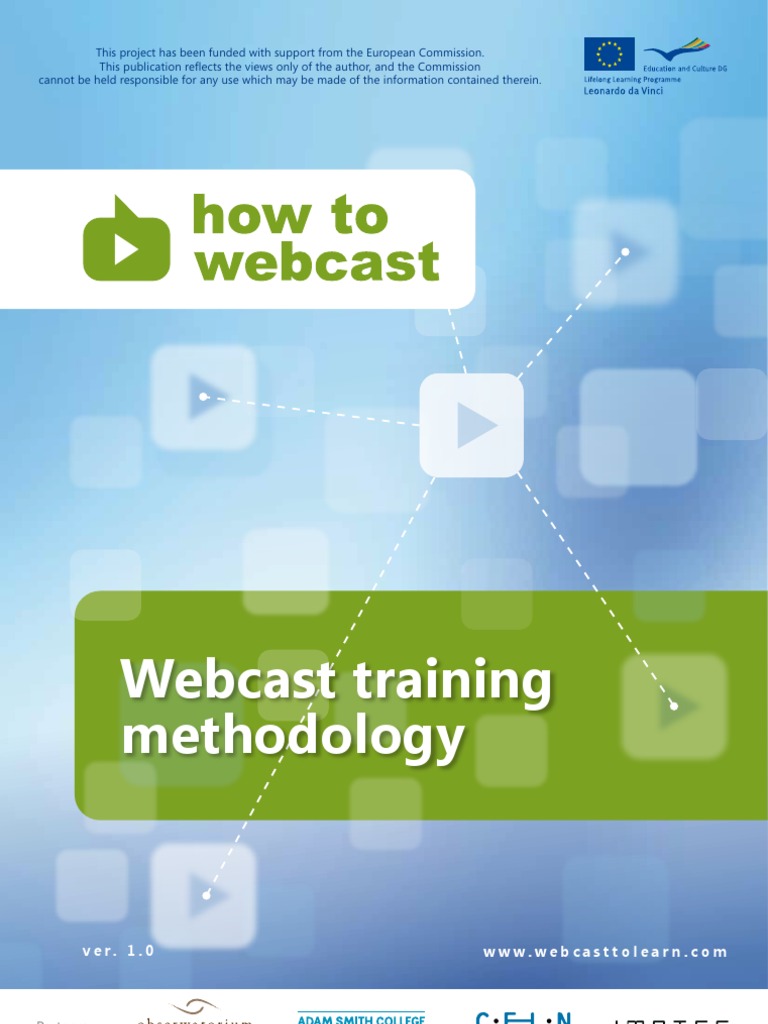Webcast Training Methodology Overview | PDF | Educational Technology ...