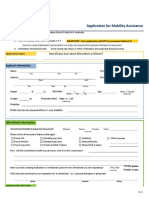 Application For Mobility Assistance: How Did You Hear About Alternatives in Motion? Application Date