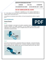 Proceso de Fabricación Del Acero