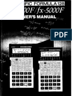 Buku Manual Kalkulator Casio Fs-5000F
