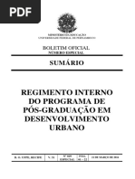 Regimento Interno MDU UFPE 2016