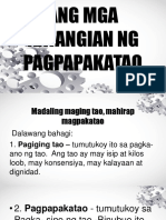 Ang Mga Katangian NG Pagpapakatao