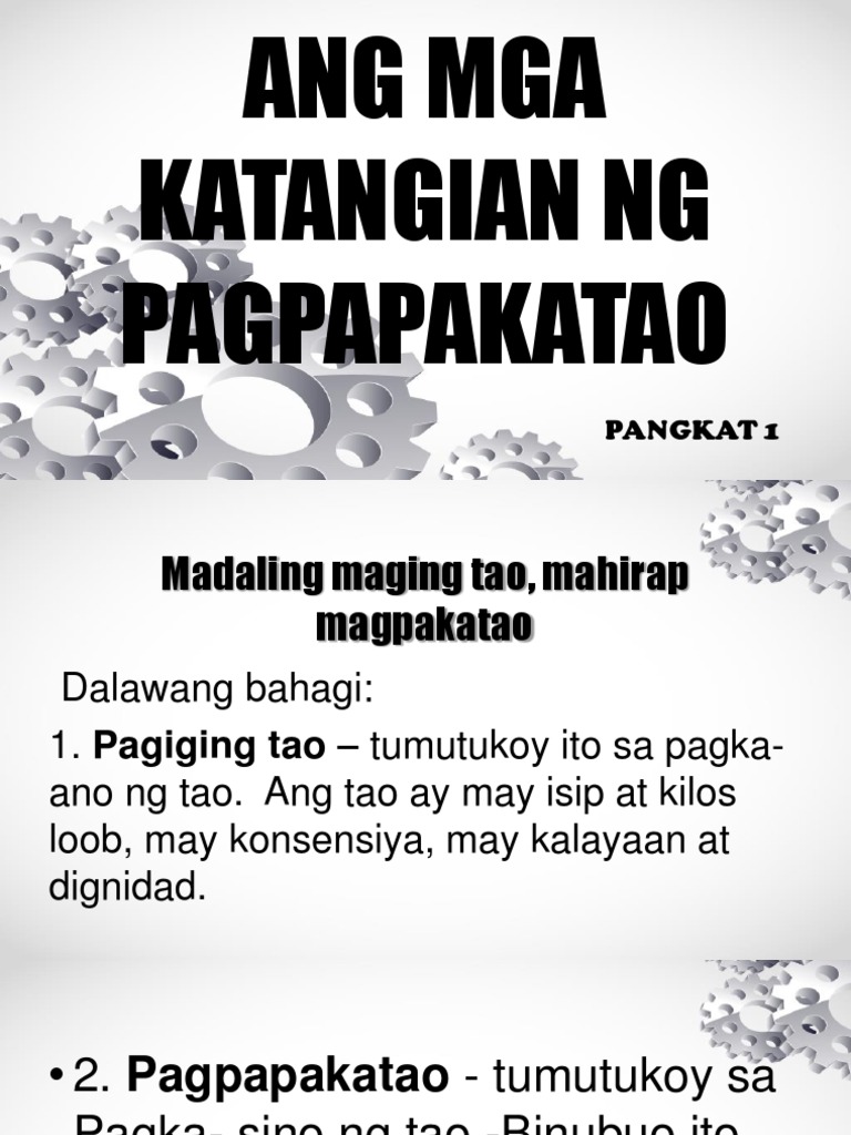 Mga Mabuting Katangian Ng Tao