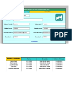 Plantilla de Agenda Telefonica para Excel