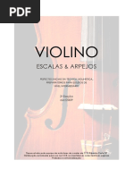 Violino - Escalas & Arpejos III