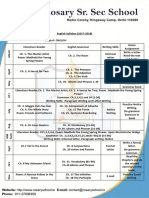 English Syllabus and German Monthly Plan