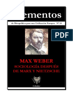 Max Weber-Sociología después de Marx y Nietzsche-Elementos de Metapolítica-Nº 23-Dossier-2012-Revista.pdf